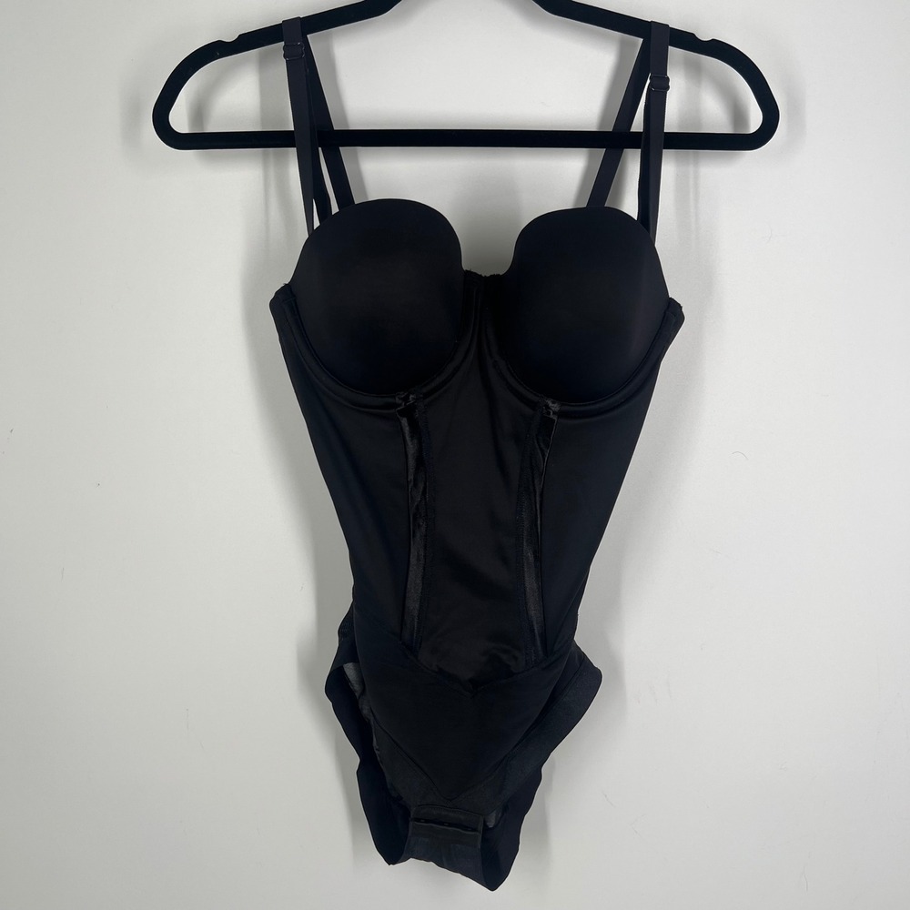 Maidenform Easy Up Firm Control‎ Bodybriefer Shapewear Black 1256 Size 34C